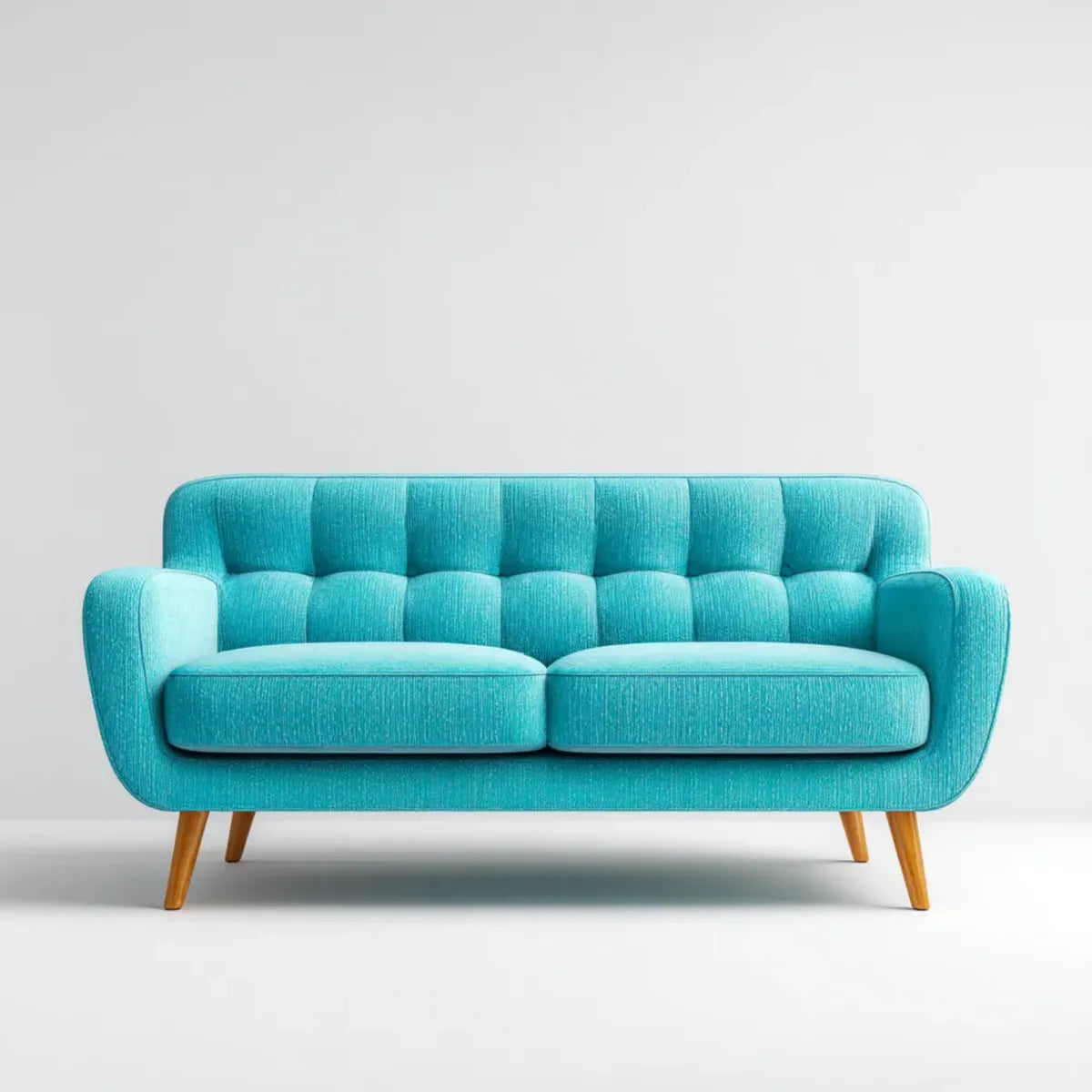 2-Sitzer Sofa Türkis 180 x 82 x 84 cm Polyester Rechteckig